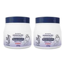 2x Creme Hidratação Halley P/ressecamento Original 240 G
