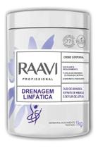 2X Creme Massagem Terapeutica Drenagem Linfática 1Kg Raavi