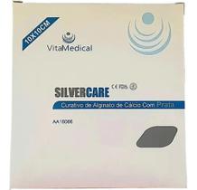 2X Curativo De Alginato De Cálcio E Prata - 10Cmx10Cm - Unid