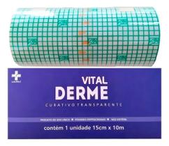 2X Curativo Filme Transparente Vitalderme Rolo 15Cm X 10 Met 2X Curativo Filme Transparente Vitalderme Rolo 15Cm X 10 Met