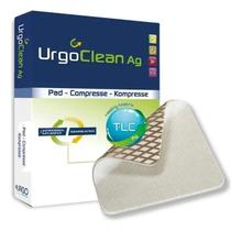 2X Curativo Urgoclean Ag 10X10Cm Hipoalergênico Antibiofilme