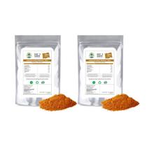 2x Cúrcuma em pó 500g, Raiz e Sabor Tempero Natural
