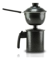 2X Cuscuzeira Individual Mini Alumínio Pequena 250 Ml Fitnes