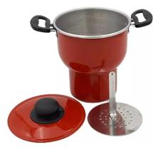 2X Cuscuzeiro De Alumínio Panela Cuscuzeiro Média Cuzcuz Coz