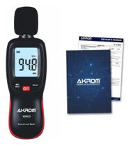 2X Decibelímetro Digital Certificado Calibração - Akrom Kr92
