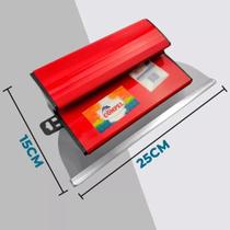 2X Desempenadeira Berox Aço Inox 25Cm Lisa Para Massa Corrid