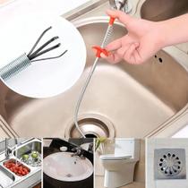 2X Desentupidor Limpa Pias Ralos Canos E Vasos