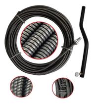 2X Desentupidor Manual De Aço Tipo Mola 15M Para Esgotos Can 2X Desentupidor Manual De Aço Tipo Mola 15M Para Esgotos Can