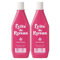 2x Desodorante Leite de rosas tradicional remove excesso de oleosidade ação duradoura 170ml 2x Desodorante Leite de rosas tradicional remove excesso de oleosidade ação duradoura 170ml