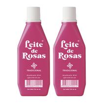 2x Desodorante Leite de rosas tradicional remove excesso de oleosidade ação duradoura 60ml