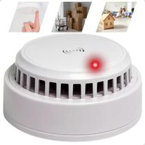 2X Detector De Incêndio Fumaça A Pilha Fotoelétrico 24H Sem