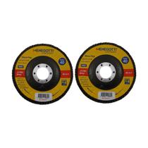 2x Discos de Desbaste Gramatura 40 115x22,23mm - Menegotti