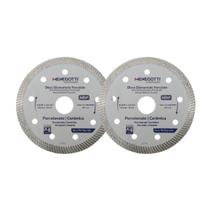 2x Discos Diamantado 110x20mm P/Cortes Porcelanato Cerâmicas