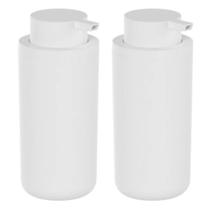 2X Dispenser De Parede Sabonete Detergente Ou Branco 500Ml