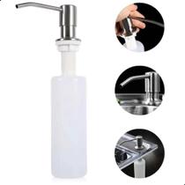 2X Dispenser Detergente Porta Sabonete Líquido Embutir Cozin