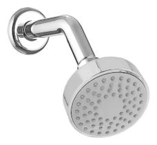 2X Ducha Chuveiro Aquecedor Solar Gás Flatt Redondo Articula