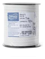 2X Elastico Chato Zanotti 5Mm Para Costura -100 Met