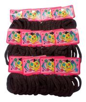 2X Elástico De Cabelo Rabicó Xuxinha Tipo Meia Pacote 72 Peç