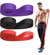 2X Elastico Para Treino Exercicio Academia Super Band Cinto
