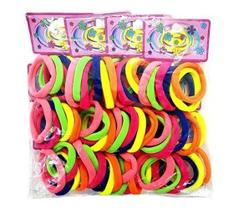 2X Elástico Rabico Cabelo Tipo Meia Xuxinha Pacote Com 72 Un