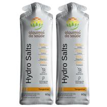 2x Eletrólitos Hydro Salts Alquimia da Saúde Tangerina 10 Unidades 60g 2x Eletrólitos Hydro Salts Alquimia da Saúde Tangerina 10 Unidades 60g