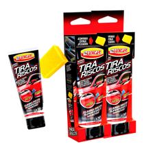 2x Elimina Riscos 120g Luxcar Remove E Tira Riscos Superficiais Motos Carros Barcos 2x Elimina Riscos 120g Luxcar Remove E Tira Riscos Superficiais Motos Carros Barcos