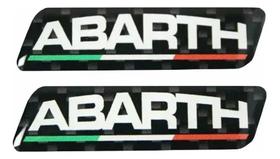 2x Emblema Adesivo Resinado compatível Fiat Abarth Esseesse