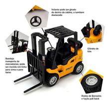 2X Empilhadeira Miniatura De Metal C/Fricção Forklift Brinqu