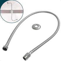 2X Engate Mangueira Flexível 1M Aço Inox 304 Quente Fria Rab