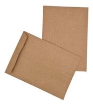 2X Envelope Meio A4 Pardo Kraft 100Un 80G 162X229 Foroni Cor