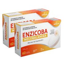 2x Enzicoba Mecobalamina Metalab 60 Comp Mastigaveis -