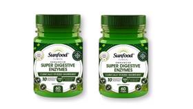 2x Enzimas Digestivas Super Digestive Enzymes Sfood 60 Cap