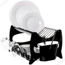 2X Escorredor De Pratos Pratico Cozinha Pia Porta Talher Cop