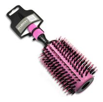 2X Escova Cabelo Redonda Cerdas Duplas Profissional Rosa 43 2X Escova Cabelo Redonda Cerdas Duplas Profissional Rosa 43