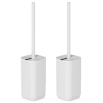2x Escova de limpar Vaso Sanitario Banheiro Parede Ou Branco