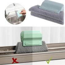 2X Escova Faxina Limpa Fogão Janela Gordura Fresta Tira Poei