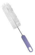 2X Escova Para Lavar Garrafas Mamadeiras Nylon 38 Cm Cor Bra