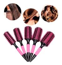 2X Escova Profissional Hairdo Cerdas De Javali - Kit 5 Unida
