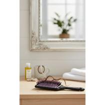 2x Escova Raquete Almofadada Desembaraça Cabelo Sem Dor