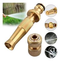 2X Esguicho Bico Alta Pressão Para Mangueira 1/2 + Conector