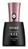 2X Esmaltes De Unhas Risqué Diamond Gel Color Top Coat 1 Uni 2X Esmaltes De Unhas Risqué Diamond Gel Color Top Coat 1 Uni