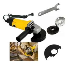 2X Esmerilhadeira Angular 4.1/2Pol 650W Eav650 Cor Amarelo F