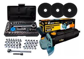 2X Esmerilhadeira Lixadeira Angular 780W 4.1/2 115Mm Bta780