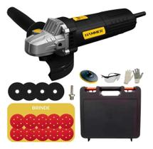 2X Esmerilhadeira Lixadeira Angular Hammer Em-7101 + Acessór 2X Esmerilhadeira Lixadeira Angular Hammer Em-7101 + Acessór