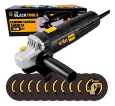 2X Esmerilhadeira Lixadeira Forte 4.1/2 710W + Kit 10 Discos 2X Esmerilhadeira Lixadeira Forte 4.1/2 710W + Kit 10 Discos