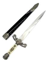 2X Espada Medieval Punhal Aco Inox Excelente Para Decorar