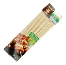 2X Espetos De Bambu Gina Para Churrasco Doces Crepe 25Cm 50U 2X Espetos De Bambu Gina Para Churrasco Doces Crepe 25Cm 50U