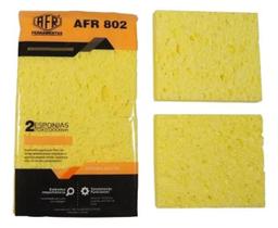 2X Esponja Vegetal Afr-802 Para Limpeza De Ponta Ferro De So 2X Esponja Vegetal Afr-802 Para Limpeza De Ponta Ferro De So