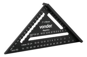 2X Esquadro Vonder De 7 Polegadas Com Base Magnética