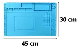 2X Estação De Trabalho Manta ul Magnética Antiestática Sil